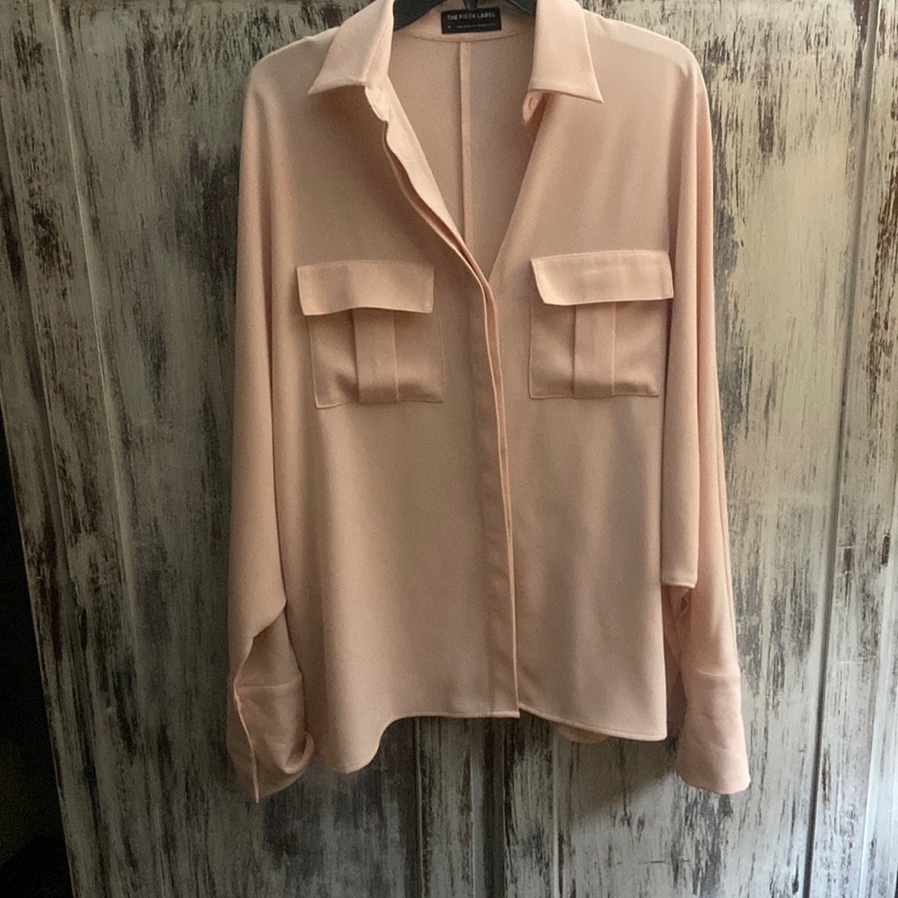 OVERSIZED The Fifth Label double pocket heavy button up size medium